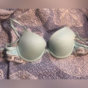 PINK Victoria's Secret Blue T-Shirt Bra